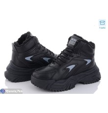 Черевики жіночі на зиму (8 пар р.36-41) чорний  "HoRIK"