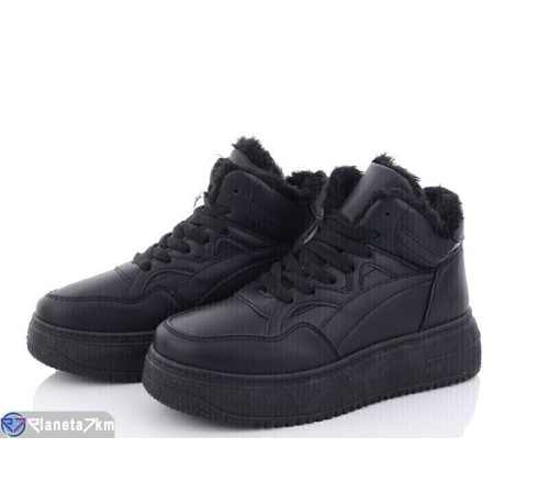 Черевики жіночі на зиму (8 пар р.36-41) чорний  "HoRIK"