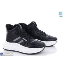 Черевики жіночі на зиму (8 пар р.36-41) чорний  "HoRIK"