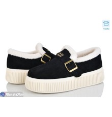 Туфлі жіночі на зиму (8 пар р.36-41) чорний  "LAVLI"