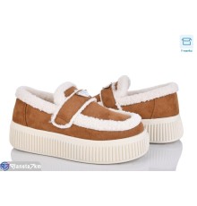 Туфлі жіночі на зиму (8 пар р.36-41) коричневий  "LAVLI"