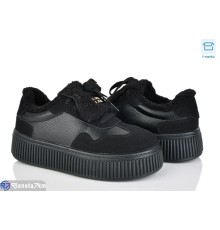 Туфлі жіночі на зиму (8 пар р.36-41) чорний  "LAVLI"