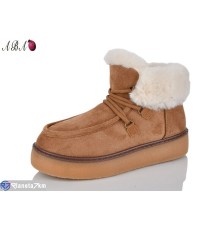 Уггі жіночі на зиму (8 пар р.36-41) camel  "Aba" Уггі жіночі на зиму (8 пар р.36-41) camel  "Aba"