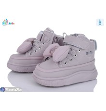 Черевики дитячі на зиму (8 пар р.22-27) фіолетовий  "BBT"