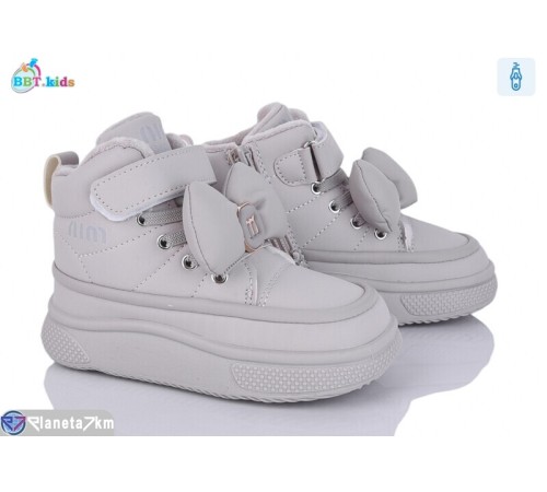 Черевики дитячі на зиму (8 пар р.27-32) сірий  "BBT"