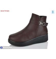 Черевики жіночі на зиму (8 пар р.37-43) коричневий  "QQ&Панда" Черевики жіночі на зиму (8 пар р.37-43) коричневий  "QQ&Панда"