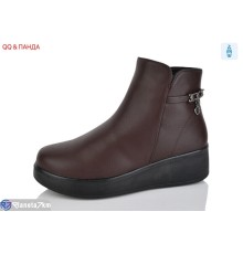 Черевики жіночі на зиму (8 пар р.37-43) коричневий  "QQ&Панда"
