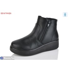 Черевики жіночі на зиму (8 пар р.37-43) чорний  "QQ&Панда"