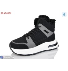 Черевики жіночі на зиму (8 пар р.36-41) чорний  "QQ&Панда"