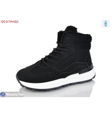 Черевики жіночі на зиму (8 пар р.36-41) чорний  "QQ&Панда"
