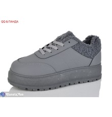 Кросівки жіночі на зиму (8 пар р.36-41) сірий  "QQ&Панда"