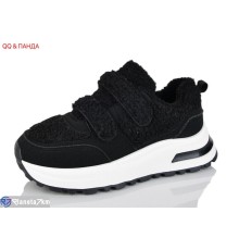 Кросівки жіночі на зиму (8 пар р.36-41) чорний  "QQ&Панда"
