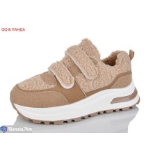 Кросівки жіночі на зиму (8 пар р.36-41) коричневий  "QQ&Панда"