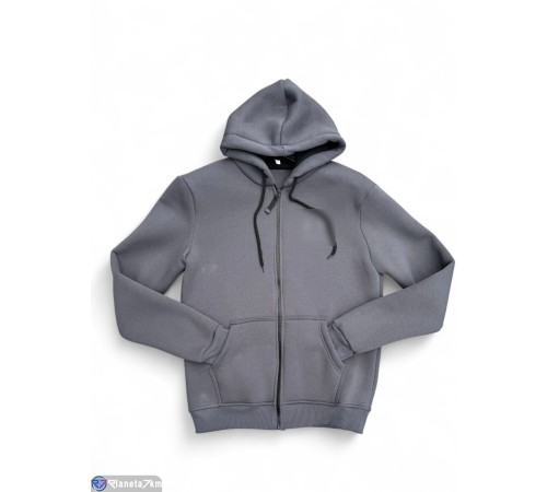 Кофта чоловіча на весну/осінь (5 шт. р.сетка 48-56) сірий  "Peton"