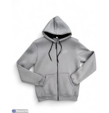 Кофта чоловіча на весну/осінь (5 шт. р.сетка 48-56) сірий  "Peton"