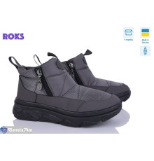 Черевики жіночі на зиму (6 пар р.37-41) сірий  "Roks"