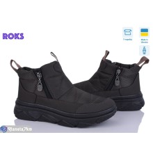 Черевики жіночі на зиму (6 пар р.37-41) коричневий  "Roks"