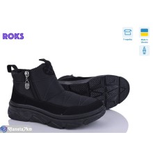 Черевики жіночі на зиму (6 пар р.37-41) чорний  "Roks"