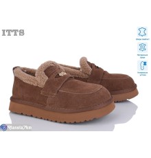 Туфлі жіночі на зиму (6 пар р.36-41) коричневий  "LOTOS"