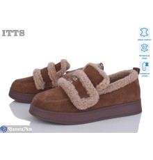 Туфлі жіночі на зиму (6 пар р.36-41) коричневий  "LOTOS"
