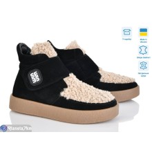 Черевики жіночі на зиму (6 пар р.36-41) чорний  "ERIKA"