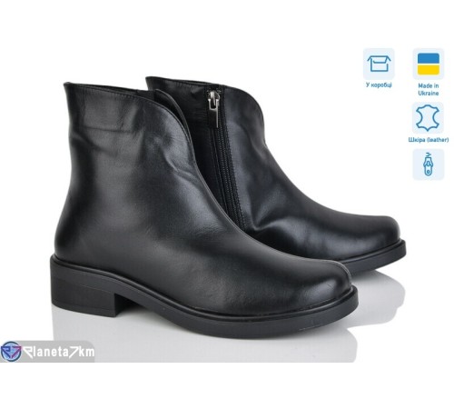 Черевики жіночі на весну/осінь (6 пар р.36-40) чорний  "GARRA"
