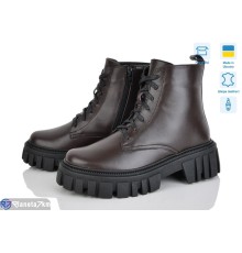 Черевики жіночі на весну/осінь (6 пар р.36-40) коричневий  "GARRA"