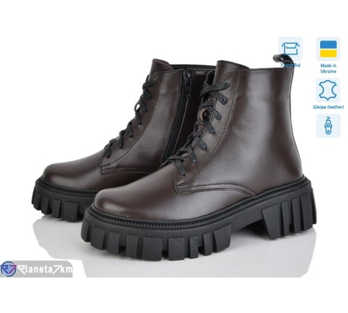 Черевики жіночі на весну/осінь (6 пар р.36-40) коричневий  "GARRA"