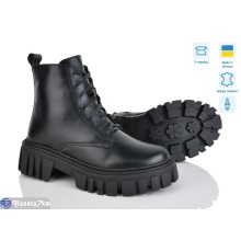 Черевики жіночі на весну/осінь (6 пар р.36-40) чорний  "GARRA"