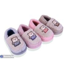 Тапки дитячі на зиму (12 пар р.30-35) мікс  "LUXORIS"