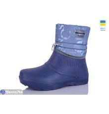 Жіночі чоботи з піни на зиму (8 пар р.37-41) синій  "LUCKY"