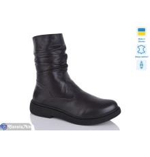 Черевики жіночі на зиму (6 пар р.37-41) коричневий  "LIKA" Черевики жіночі на зиму (6 пар р.37-41) коричневий  "LIKA"
