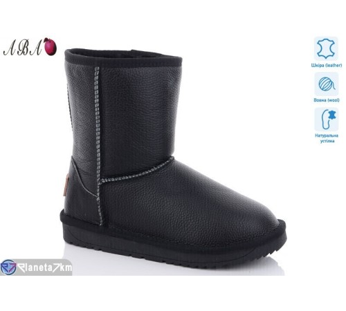 Уггі жіночі на зиму (6 пар р.36-41) чорний  "Aba"