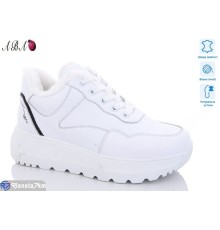 Кросівки жіночі на зиму (8 пар р.36-41) білий  "Aba"