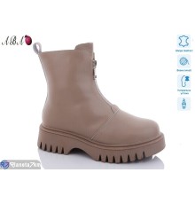 Черевики жіночі на зиму (6 пар р.36-41) бежевий  "Aba"