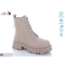 Черевики жіночі на зиму (6 пар р.36-41) коричневий  "Aba"