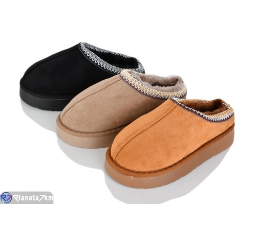 Тапки жіночі на зиму (11 пар р.36-41) мікс  "LINKA"