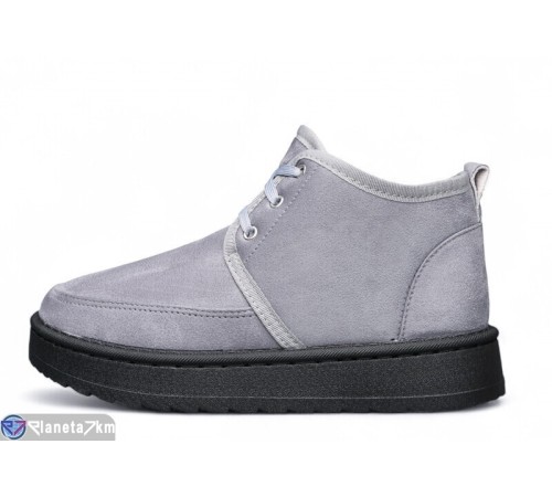 Черевики чоловічі на весну/осінь (8 пар р.40-45) сірий  "LULI"