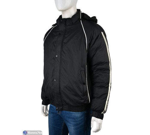 Куртка чоловіча на зиму (5 шт. р.сетка L-4XL) чорний  "Mirella"