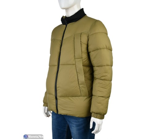 Куртка чоловіча на весну/осінь (5 шт. р.сетка L-4XL) зелений  "Mirella"