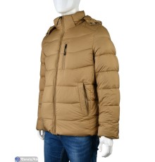 Куртка чоловіча на зиму (6 шт. р.сетка 46-56) коричневий  "Mirella"