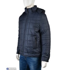 Куртка чоловіча на зиму (6 шт. р.сетка 46-56) синій  "Mirella"