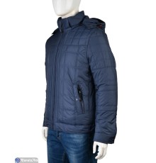 Куртка чоловіча на зиму (6 шт. р.сетка 46-56) синій  "Mirella"