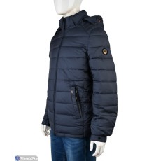 Куртка чоловіча на зиму (6 шт. р.сетка 46-56) синій  "Mirella"