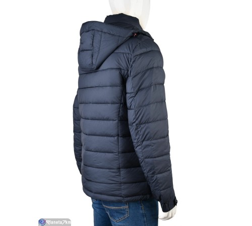 Куртка чоловіча на зиму (6 шт. р.сетка 46-56) синій  "Mirella"