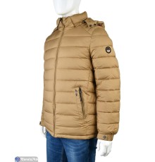 Куртка чоловіча на зиму (6 шт. р.сетка 46-56) коричневий  "Mirella"