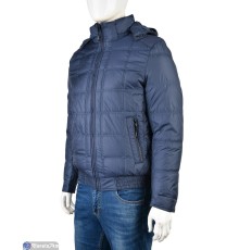 Куртка чоловіча на зиму (6 шт. р.сетка 46-56) синій  "Mirella"