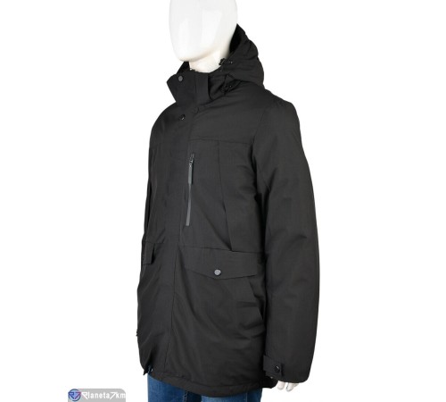 Куртка чоловіча на зиму (5 шт. р.сетка M-3XL) чорний  "Mirella"