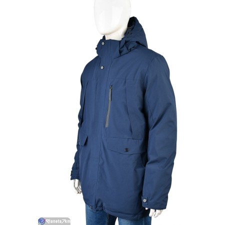 Куртка чоловіча на зиму (5 шт. р.сетка M-3XL) синій  "Mirella"
