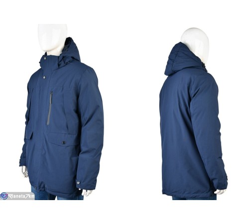 Куртка чоловіча на зиму (5 шт. р.сетка M-3XL) синій  "Mirella"